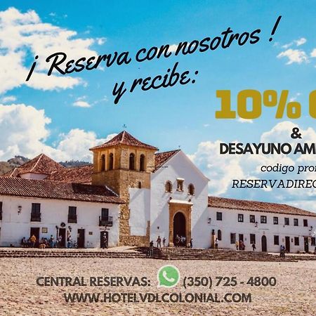 Hotel Vdl Colonial Villa de Leyva Dış mekan fotoğraf
